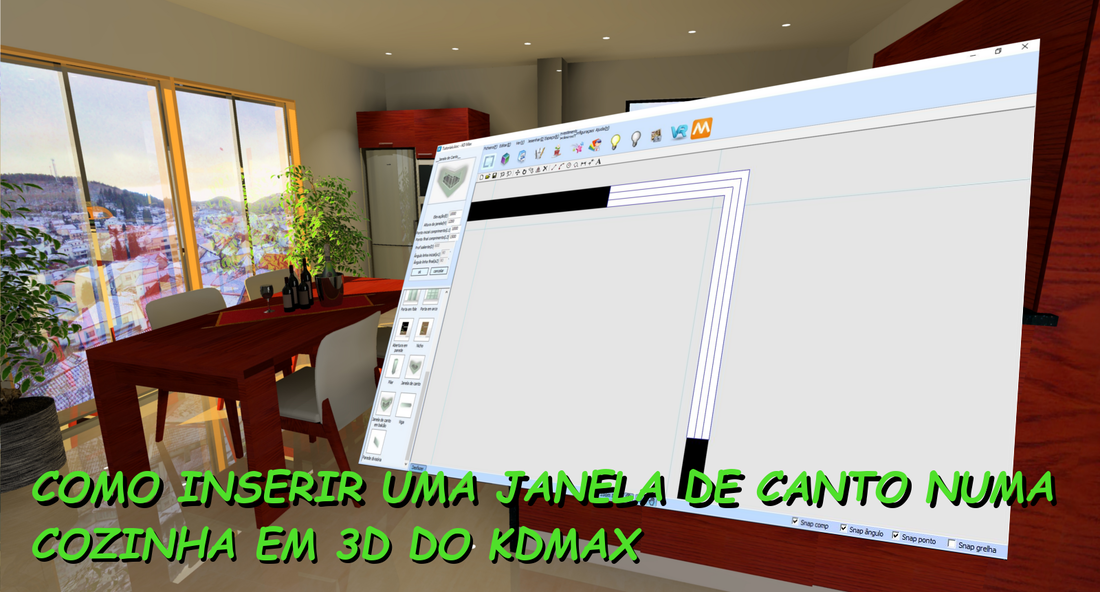 KDMAX Software para desenho de cozinhas e decoração de interiores